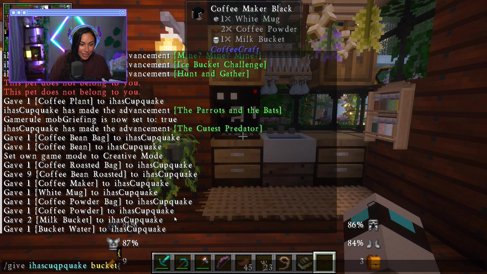 Minecraft, Coffee, Chillin