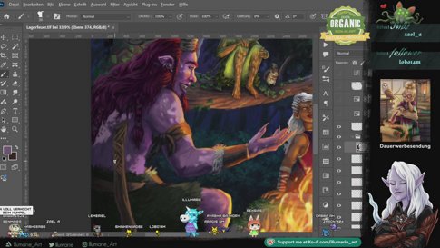 Heute Artstream :) vllt naher noch AC Shadows :) !discord !social !commission