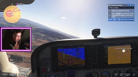 CAPITANA SANDRII 👩‍✈️ I PROBANDO LOS NUEVOS PEDALES DE THRUSTMASTER ✈️🌍