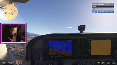 CAPITANA SANDRII 👩‍✈️ I PROBANDO LOS NUEVOS PEDALES DE THRUSTMASTER ✈️🌍