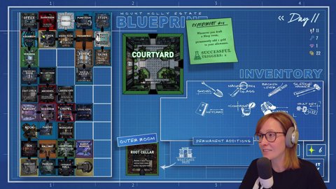 Continuing Blue Prince ✧ Day 11 ✧ !Cards