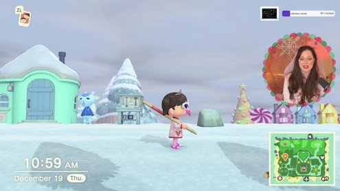 🌨️ ACNH Winter Runway Deco | Christmas Cards !wishlist 🎄  •  !goals | !vlogmas