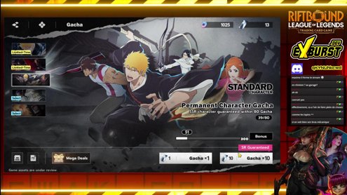 Test de bleach ! lets goooo   - Notre site :  Exburst.dev/gundam