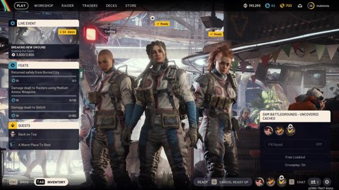 questing and benching | !lurk