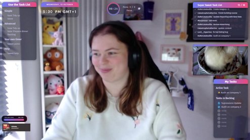 [55/5] Rise and Grind /w Cat Cam!😤 | Pomodoro with Lofi 🍅🎶 | SWM | [CC, UK/ENG] | !sweet🫡