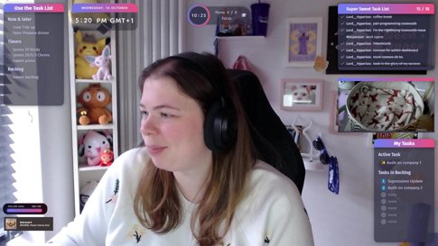 [55/5] Rise and Grind /w Cat Cam!😤 | Pomodoro with Lofi 🍅🎶 | SWM | [CC, UK/ENG] | !sweet🫡