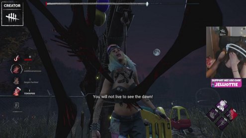 silly girl, scary killer ♡ | Use Code : Jelli | !tiktok #DBDCreator