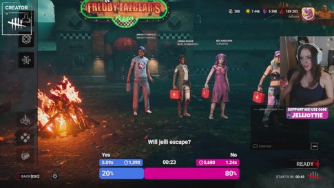 silly girl, scary killer ♡ | Use Code : Jelli | !tiktok #DBDCreator