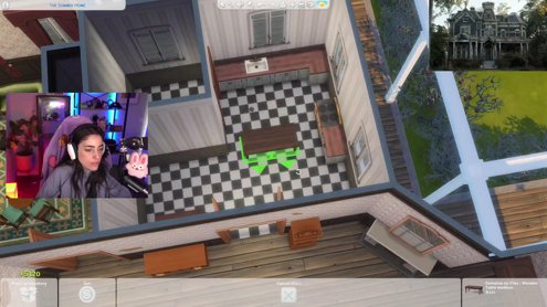 Building Vecna's Lair (Creel House) from Stranger Things on the Sims 4 😥 #eapartner