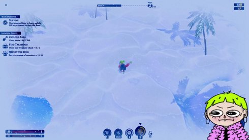 Local frog hates snow but keeps going back out | !charity !discord