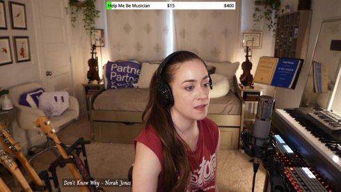 front page THURSDAY. Cosplays in !Throne VGM, Loops, lots of instruments, singing