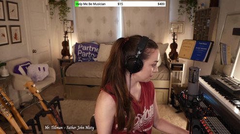 front page THURSDAY. Cosplays in !Throne VGM, Loops, lots of instruments, singing
