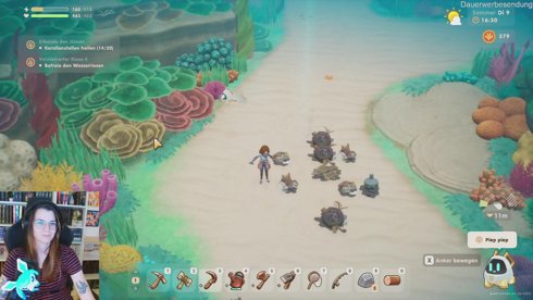 Cozy Stream mit Coral Island