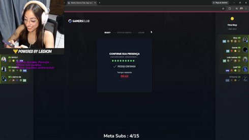 Gczinha hoje  GC 14-FACEIT 5-PREMIER-16K   15 sec !comandos !clip