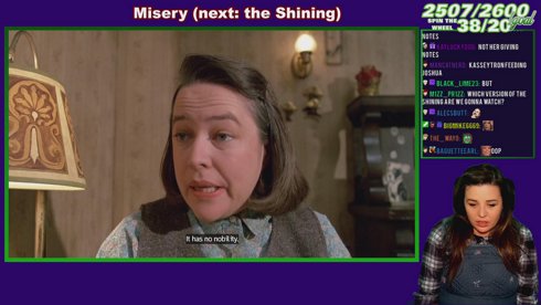 [👀Stephen King Marathon: Pet Sematary, Misery & the Shining📺][🎡Spinning the Wheel🎡]