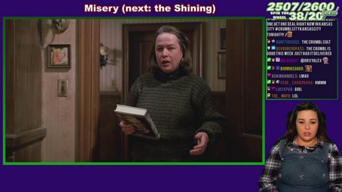 [👀Stephen King Marathon: Pet Sematary, Misery & the Shining📺][🎡Spinning the Wheel🎡]