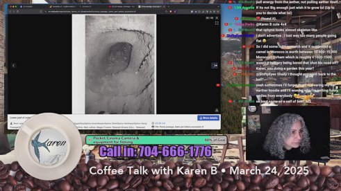 Coffee Talk with Karen B - Episode 177 - Moonday, March 24, 2025