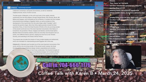 Coffee Talk with Karen B - Episode 177 - Moonday, March 24, 2025