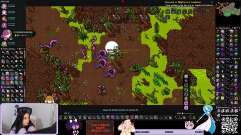 🎀 DROPS ON 🎀  Server Steel ♡ emotes novos ♡ !curse !mapa !insta ♡ subs: 210/250 ---> ajudem na metinha mensal ♡