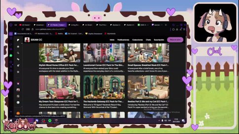 🔴💜instalando mods y cc💜🔴 /♡KEICOW♡ !commands !redes