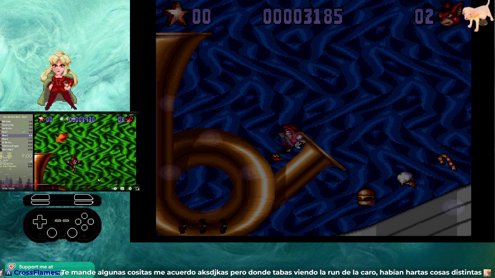 hula! a ponerse las pilas / seguimos aprendiendo Aero the acrobat 2 (STREAM CORTO)