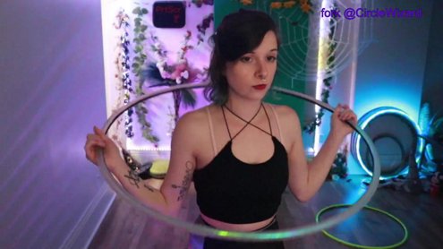 hula hooping until i get bored