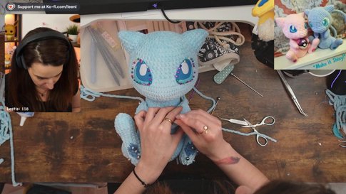 Häkelprojekt: Shiny Mew Finale ♥ !kofi !aog !tcg !bb