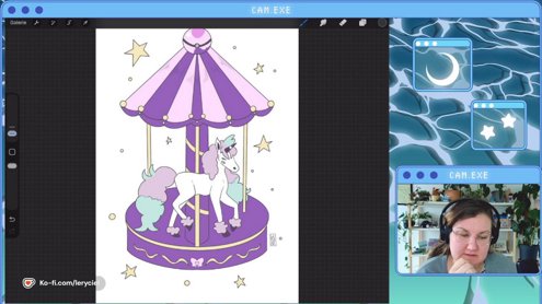 Un peu de mise en couleurs ce matin ✨ !commission !patreon !kofi