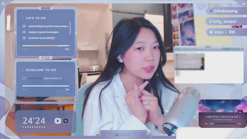 ✧ pharm Study with Me ♡ keeb/mouse clicks + yaps !cover !video !discord 」