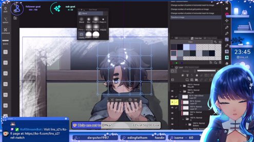 *eating while watching G2 vs BLG rn*【DRAW WITH ME】 MV Project PALM illustration work