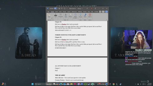 100% weekends! | Until Dawn All Live & All Collectables | follow = wendigo | join our !discord