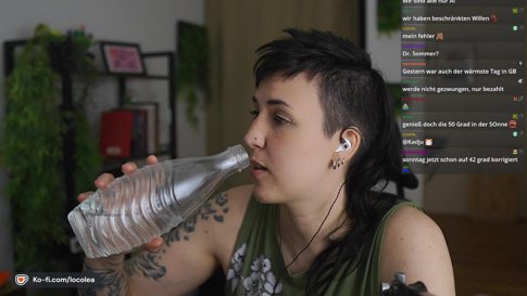 früher Stream weil später zu warm