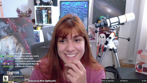 40 dias em maratona!! Mais tarde live de telescópio se o céu estiver sem nuvens!