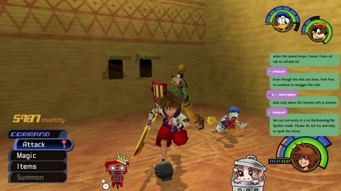KH1 Kicking the Heartless to the Curb!! ≽^•⩊•^≼ - No backseating or spoilers please!!