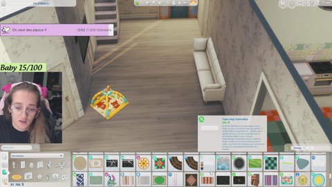 🍀l[SIMS 4 ] 100 Baby challenge / EP12 Ca brailllle  !!🐝 // ❗discord ❗pipou 🐝☕ //