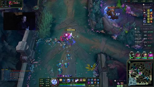 new girl on the block touches a game and looks like lux  | !twitter