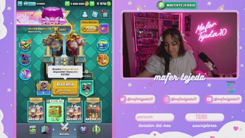 ⭐️2V2 CLASH ROYALE w/ @pompeyo4 + TORNEO POR PASS⭐️ + FORTNITE 💣 & MÁS 🤍 !redes !codigo @MAFERTEJEDA10