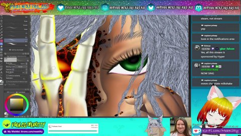 [Aussie Art Club] What are we streaming tonight, girls? With @raspberrysheep and @kirimae -be-late | Commissions Open, use !vGen or !kofi