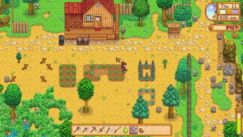 Chilling with some Modded Stardew after doing adulty stuff all day!
