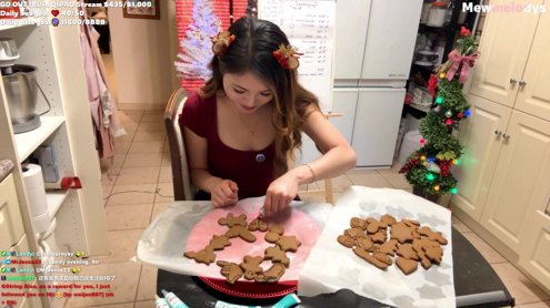 I’ll Bake Any Gingerbread Cookie You Want for $50😂 💜✨| !dono !socials !throne