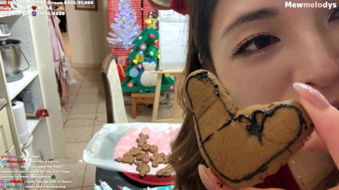 I’ll Bake Any Gingerbread Cookie You Want for $50😂 💜✨| !dono !socials !throne