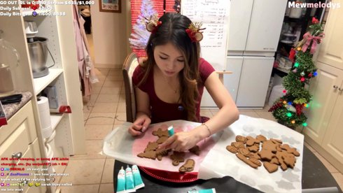 I’ll Bake Any Gingerbread Cookie You Want for $50😂 💜✨| !dono !socials !throne