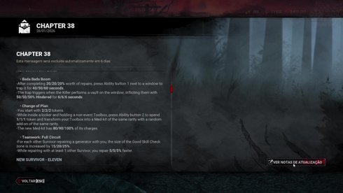 😱 NOVA DLC DE DBD JÁ TÁ INSANA! | LIVE|Só bora!