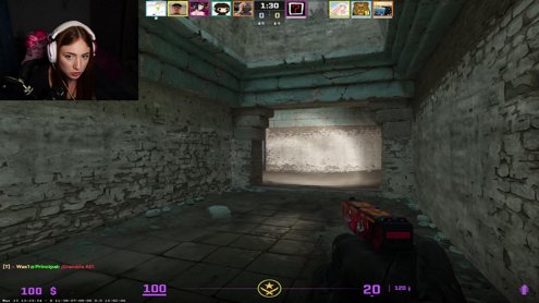 Sexy señorita raggeando en faceit🙏🏻🌸 !ELO