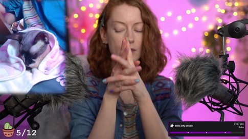 ASMR time once more - Every sub or 500+ bits gets a name trace or Forest Fae card🧚🪻🐌 Next live Friday 8pm & Sunday 2pm GMT