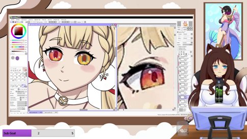 [VTuber] Pretty ZZZ Ladies go swimming