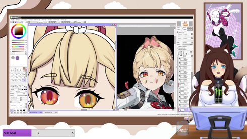 [VTuber] Pretty ZZZ Ladies go swimming