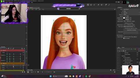 Çalışma yayını gelin ^^ - Live2D Rig - 9. Model !discord !portfolio