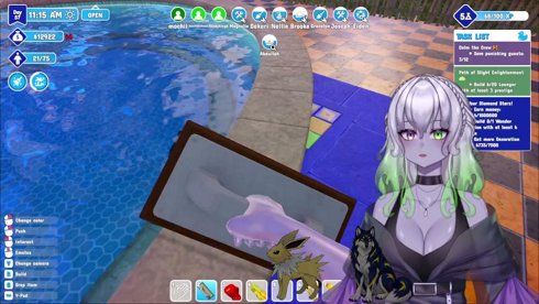 ♡ what kind of trouble can i cause at this waterpark today w/ @justplainhouse | !subathon for info about the upcoming subathon ♡