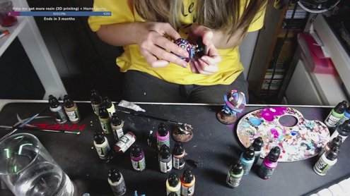 Painting Chibi Isha | Chill | !discord 🎉